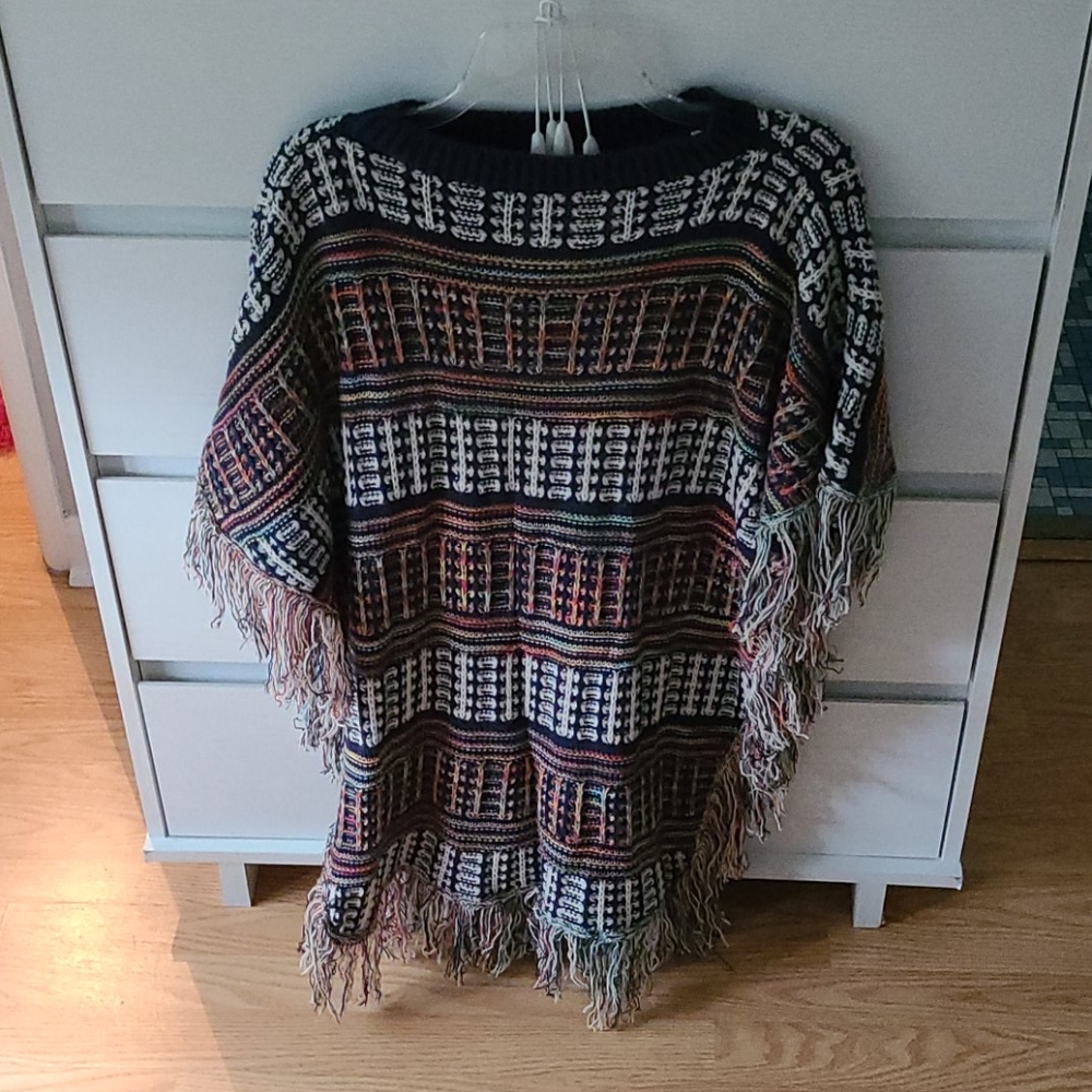 Sweater poncho